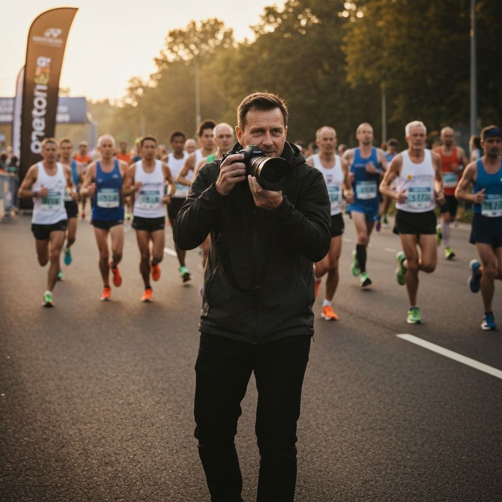 Fotógrafo em ação